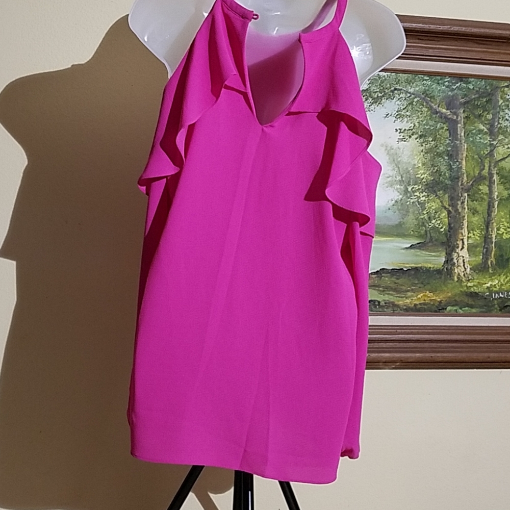 Michael Michael Kors cold shoulder blouse m1 - Picture 4 of 6